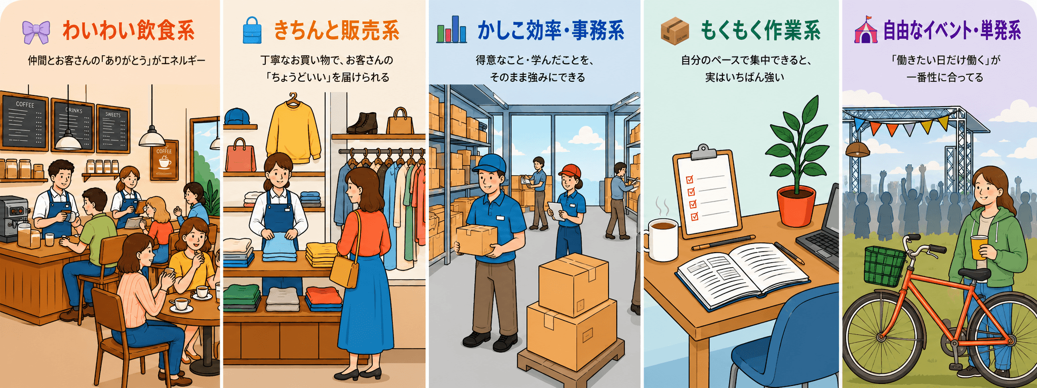 アルバイトタイプ診断